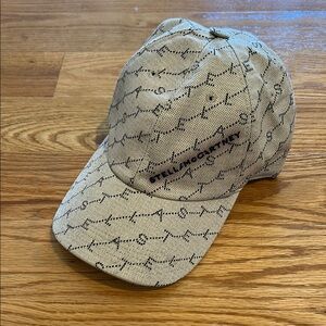 Stella McCartney Tan Patterned Cap
